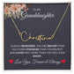 To My Granddaughter [Always Remember] Personalized Name Necklace [Valentine's Day, Birthday, Christmas, Gift