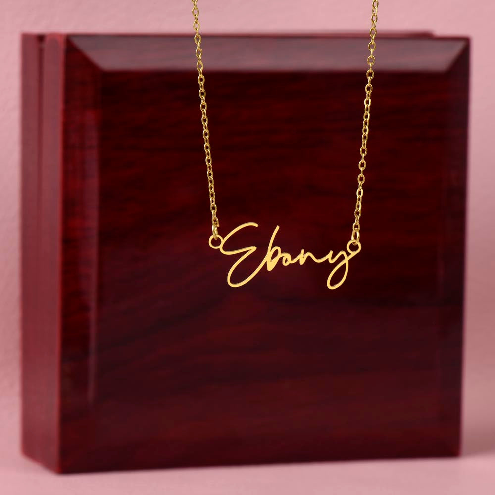 To My Granddaughter [Always Remember] Personalized Name Necklace [Valentine's Day, Birthday, Christmas, Gift
