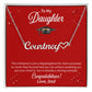 To My Daughter | Name Necklace + Heart Character | Graduation Gift