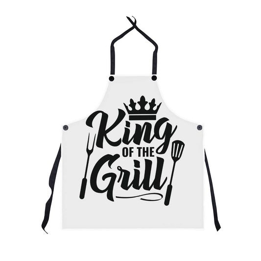 King of The Grill, Gift for Him, Best Dad Ever, Best Grandpa Ever, Best Brother Ever,  BBQ, Grill Gift, Father's Day, Apron for Him, Husband Gift, Household Gift
