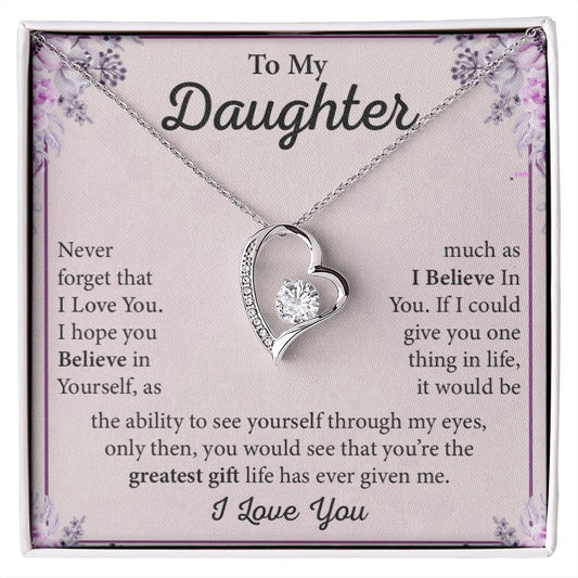 To My Daughter | Forever Love Necklace