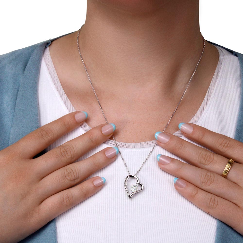 To My Beautiful Daughter | Forever Love Necklace | For Daughter Gift, Birthday, Christmas, Graduation, Valentine's Day, Just Because!