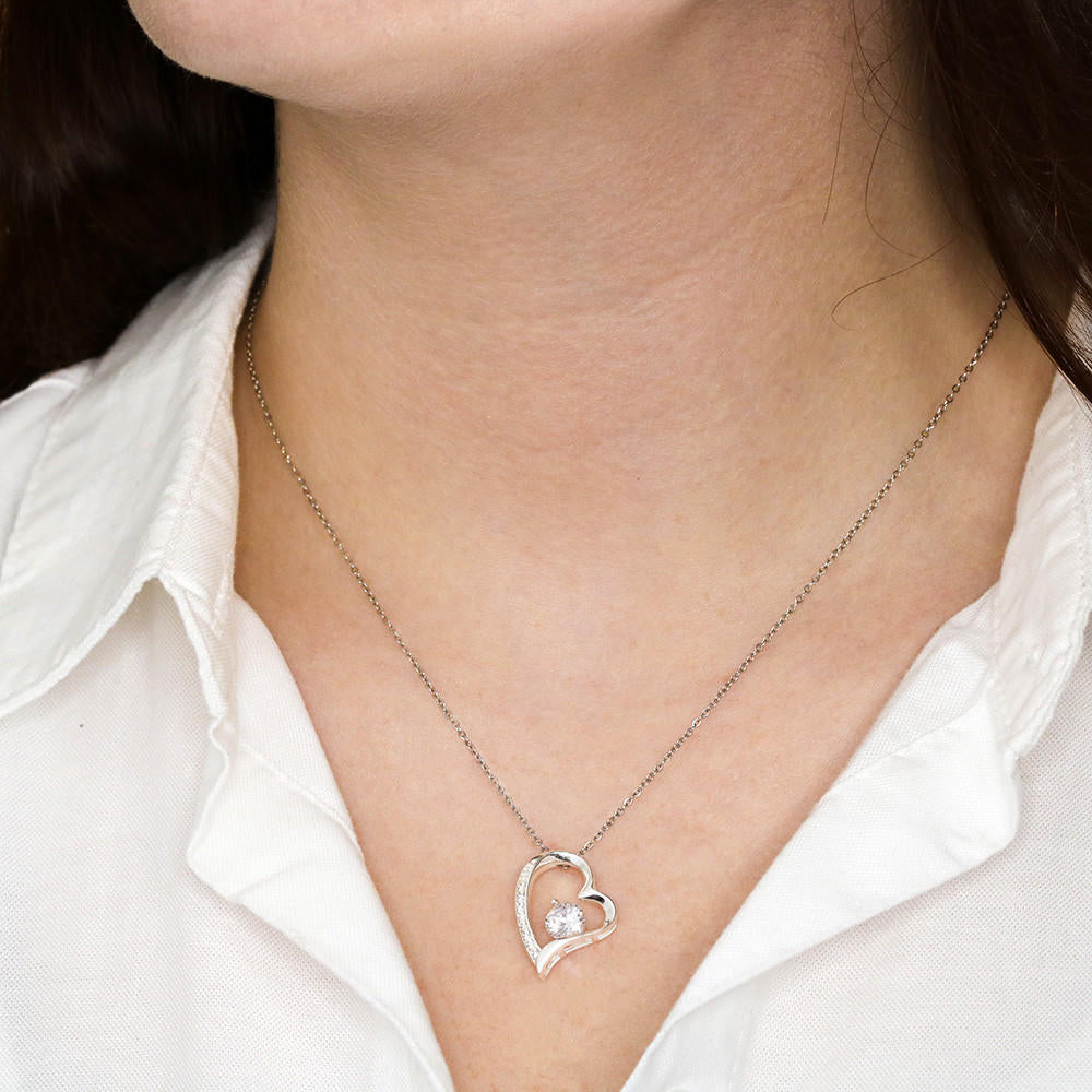 To My Beautiful Daughter | Forever Love Necklace | For Daughter Gift, Birthday, Christmas, Graduation, Valentine's Day, Just Because!