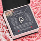 To My Beautiful Daughter | Forever Love Necklace | For Daughter Gift, Birthday, Christmas, Graduation, Valentine's Day, Just Because!