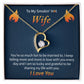 To My Smokin' Hot Wife | Forever Love Necklace