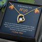 To My Smokin' Hot Wife | Forever Love Necklace
